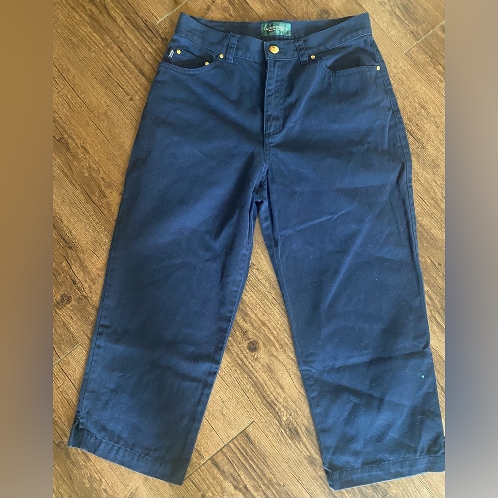 Ralph Lauren Dark Blue Jeans capri 6P